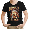 Ghostly Pumpkin Spice - Youth Apparel
