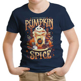 Ghostly Pumpkin Spice - Youth Apparel