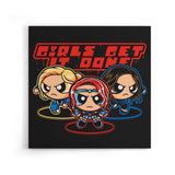 Girls Get Puff Done - Canvas Print