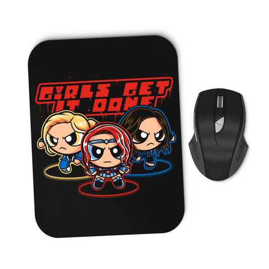 Girls Get Puff Done - Mousepad