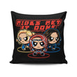 Girls Get Puff Done - Throw Pillow