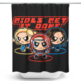 Girls Get Puff Done - Shower Curtain