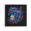 Glitch Flames - Canvas Print