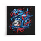 Glitch Flames - Canvas Print