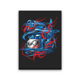 Glitch Flames - Canvas Print