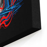 Glitch Flames - Canvas Print