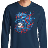 Glitch Flames - Long Sleeve T-Shirt