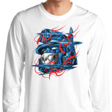 Glitch Flames - Long Sleeve T-Shirt