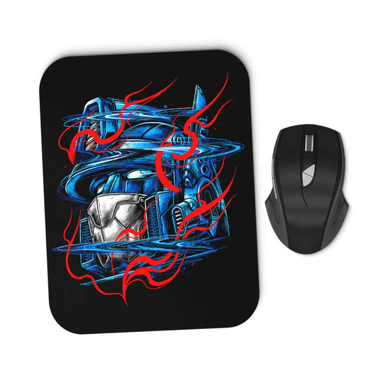 Glitch Flames - Mousepad