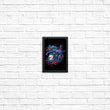 Glitch Flames - Posters & Prints