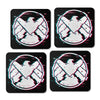 Glitched Agents - Coasters
