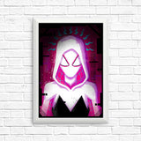 Glitched Gwen - Posters & Prints