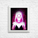 Glitched Gwen - Posters & Prints