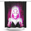 Glitched Gwen - Shower Curtain