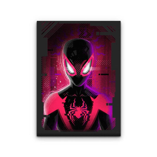 Glitched Morales - Canvas Print