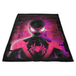 Glitched Morales - Fleece Blanket