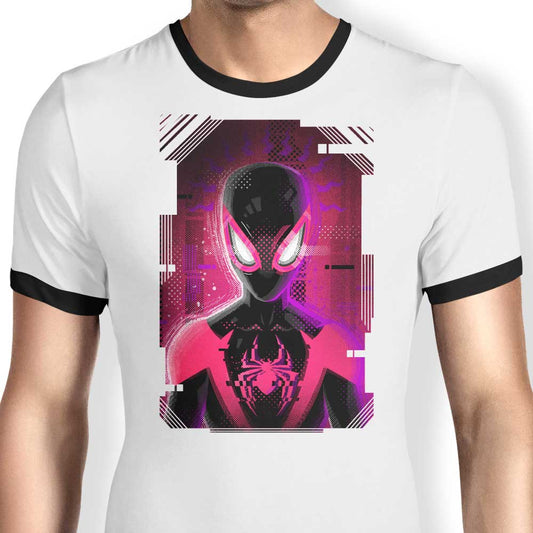 Glitched Morales - Ringer T-Shirt