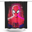 Glitched Parker - Shower Curtain