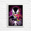Glitched Symbiote - Posters & Prints