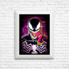 Glitched Symbiote - Posters & Prints
