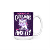 Glitter, Water, and Anxiety - Mug