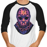 Glowing Camper - 3/4 Sleeve Raglan T-Shirt