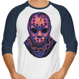 Glowing Camper - 3/4 Sleeve Raglan T-Shirt