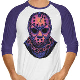Glowing Camper - 3/4 Sleeve Raglan T-Shirt