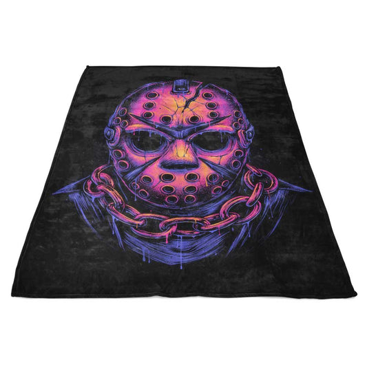 Glowing Camper - Fleece Blanket