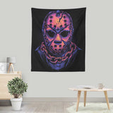 Glowing Camper - Wall Tapestry