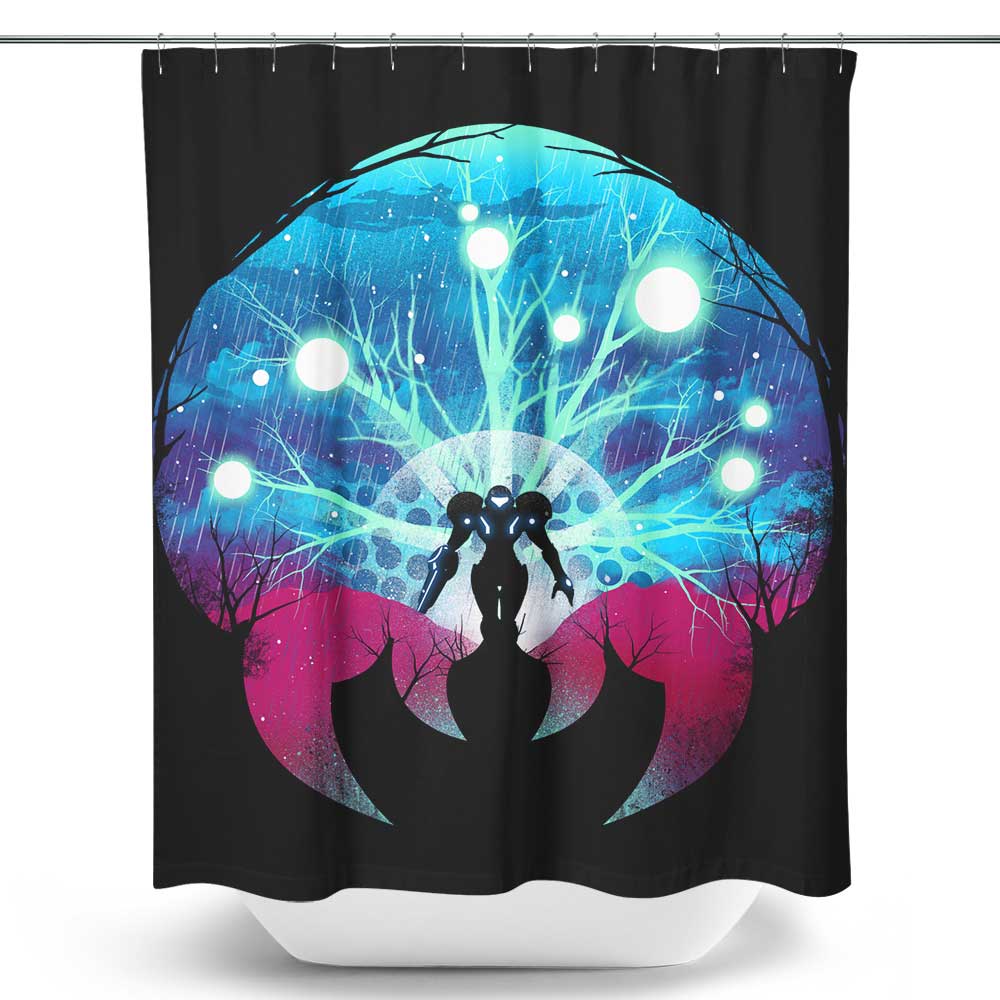 Glowing Dread - Shower Curtain