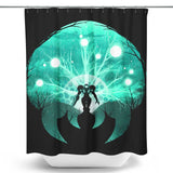 Glowing Hunter - Shower Curtain