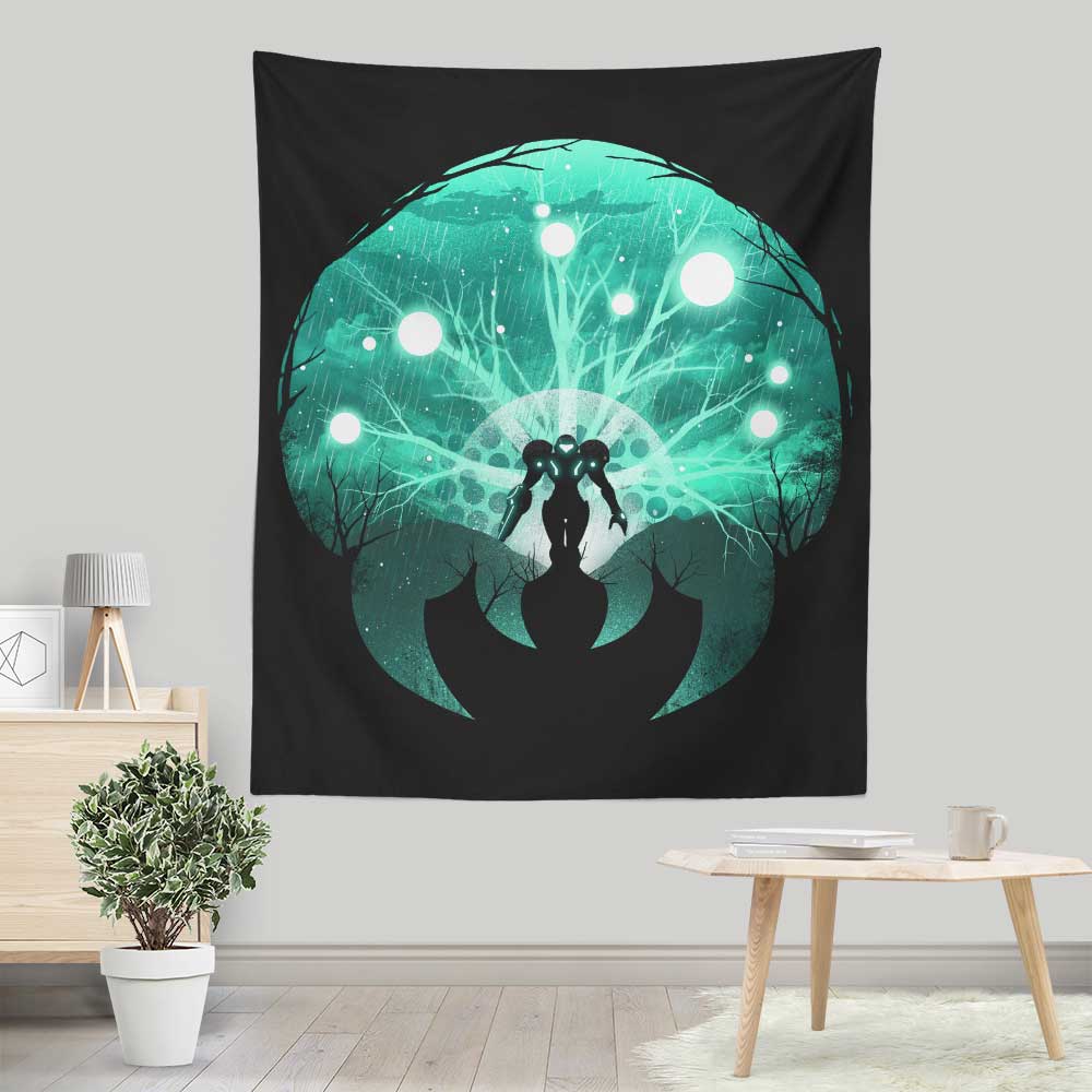 Glowing Hunter - Wall Tapestry