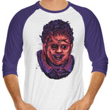 Glowing Leather Maker - 3/4 Sleeve Raglan T-Shirt