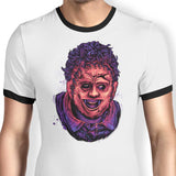 Glowing Leather Maker - Ringer T-Shirt