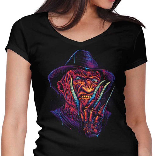 Glowing Nightmare - Women's V-Neck