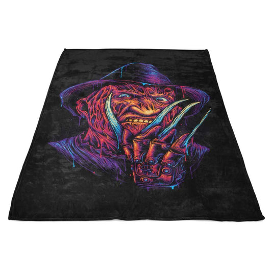 Glowing Nightmare - Fleece Blanket