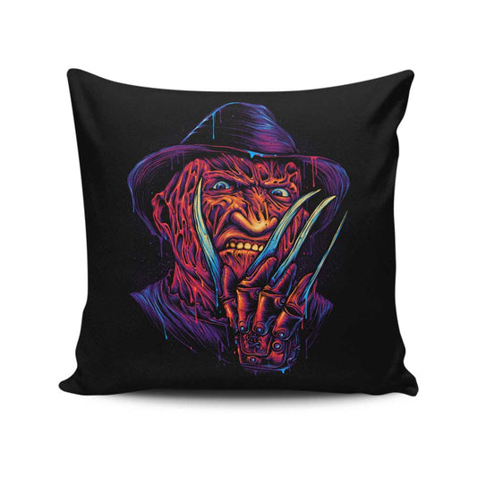 Glowing Nightmare - Throw Pillow
