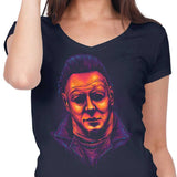 Glowing Slasher - Women's V-Neck