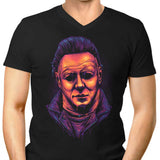 Glowing Slasher - Men's V-Neck
