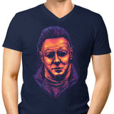 Glowing Slasher - Men's V-Neck