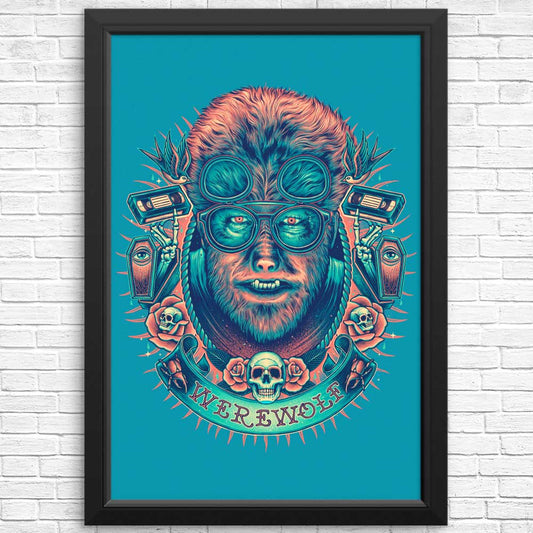 Glowing Werewolf - Posters & Prints