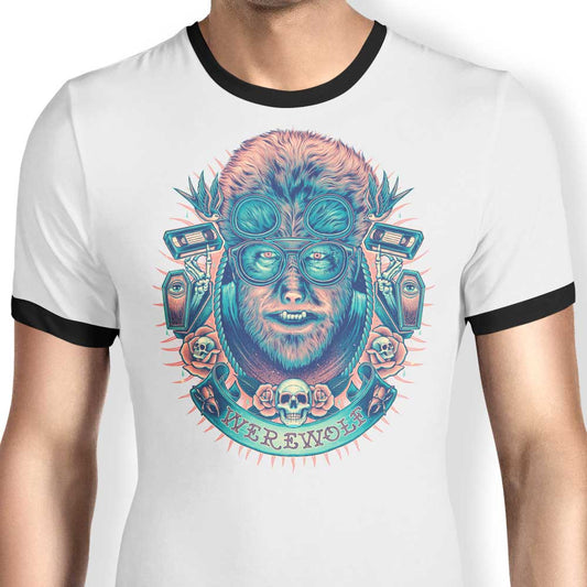 Glowing Werewolf - Ringer T-Shirt