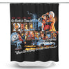 Go Back in Time - Shower Curtain