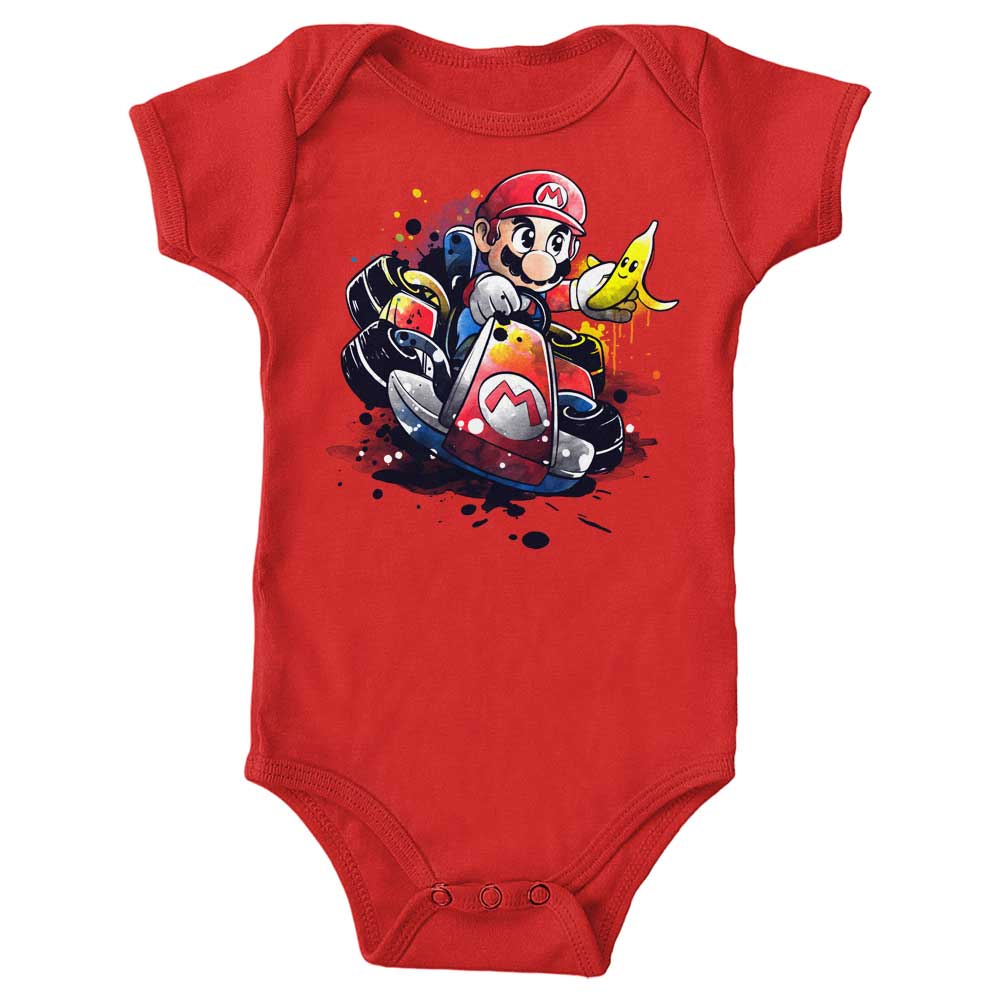 Go Kart Watercolor - Youth Apparel