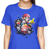 Go Kart Watercolor - Women's Apparel
