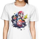 Go Kart Watercolor - Women's Apparel