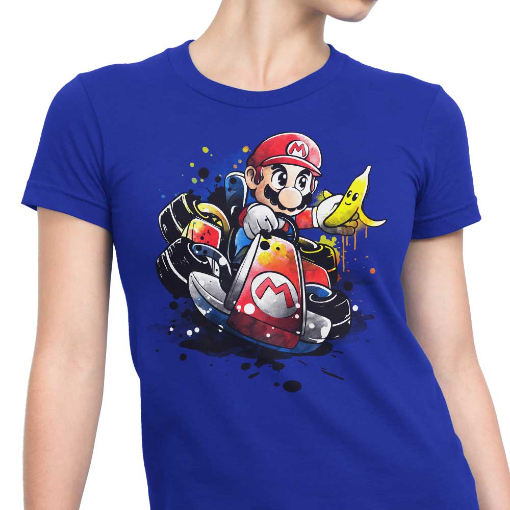Go Kart Watercolor - Women's Apparel