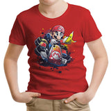 Go Kart Watercolor - Youth Apparel