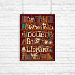 Go to the Library - Poster